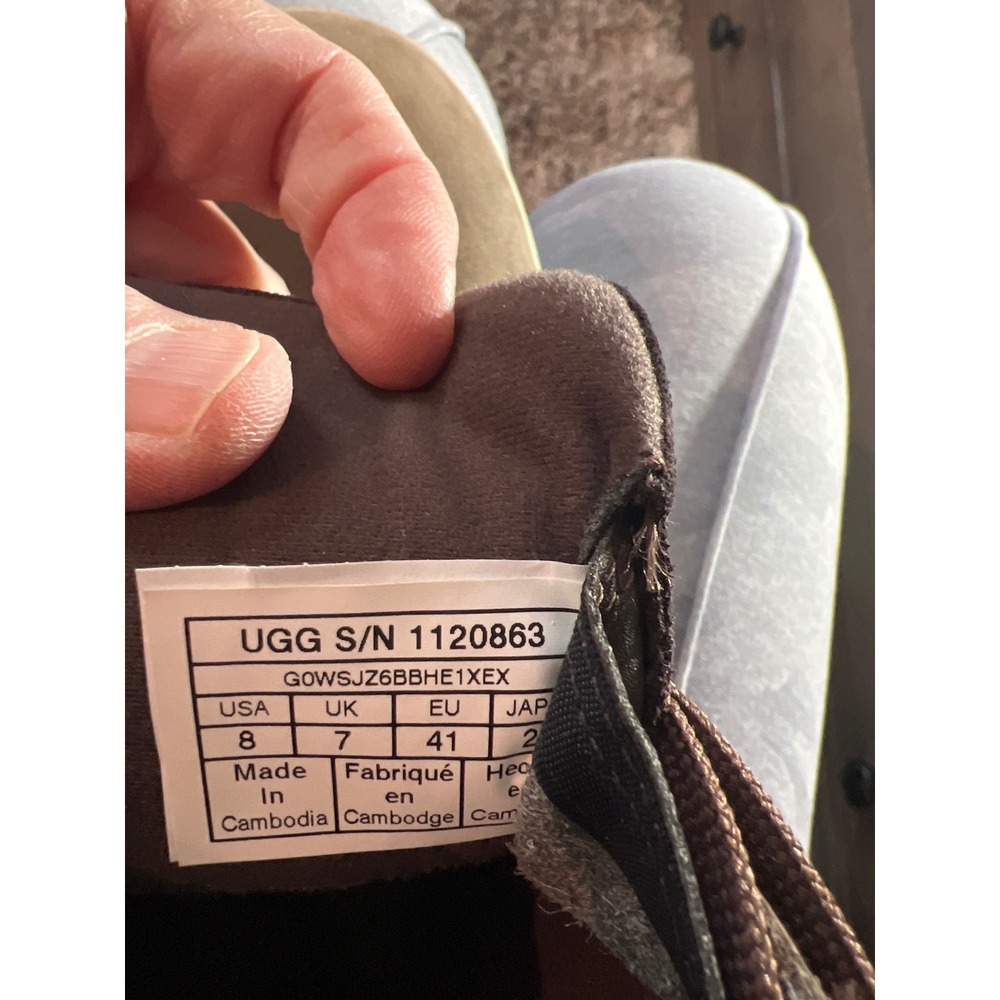 UGG Highland Chukka Mens 8 Brown Nubuck Leather Mid Top Sneakers/Boots  Gorpcore - Picture 7 of 7